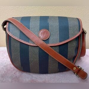 FENDI Vintage Pequin Crossbody Bag
